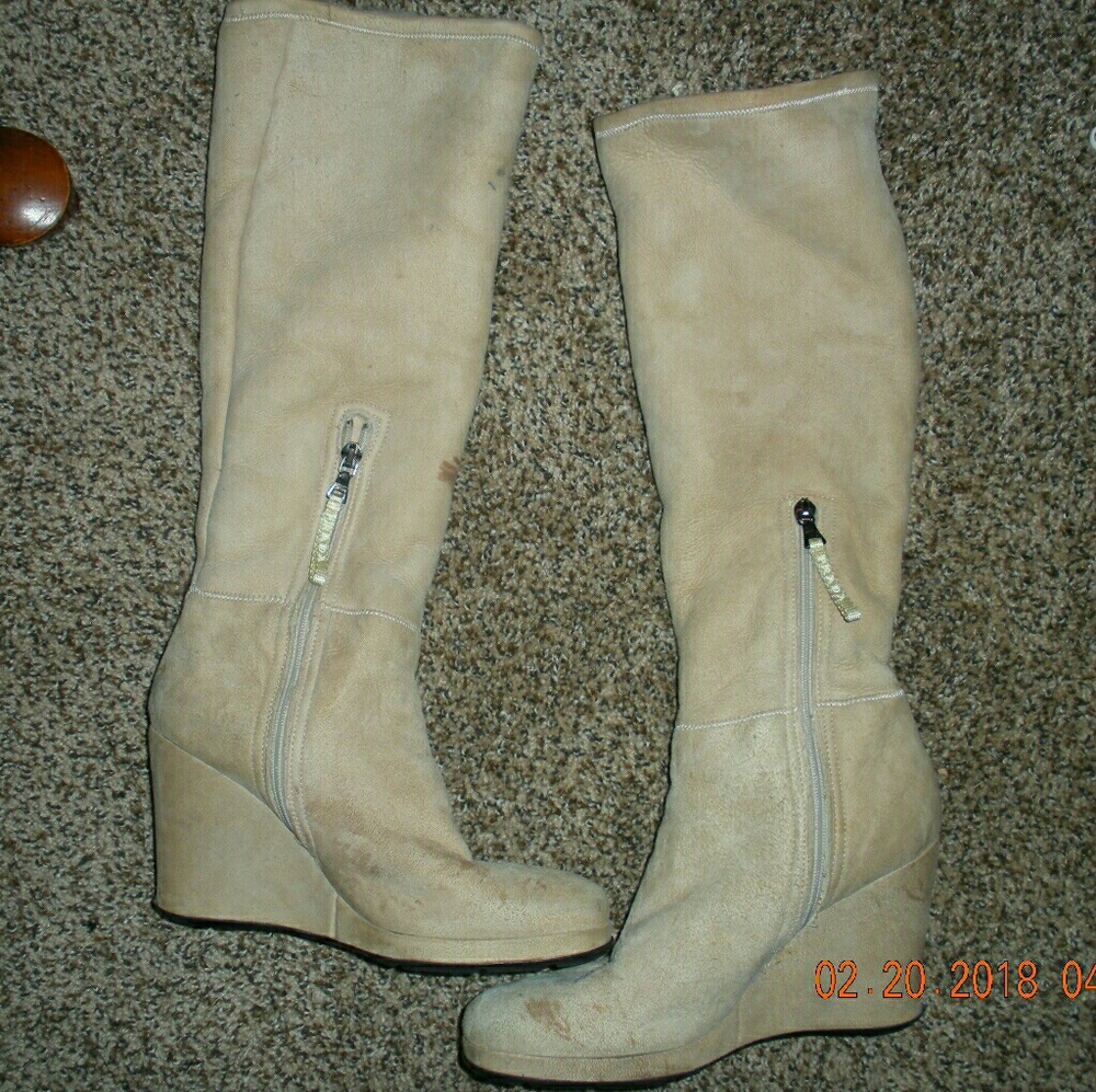 Prada high knee boots
